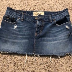 Blue jean skirt